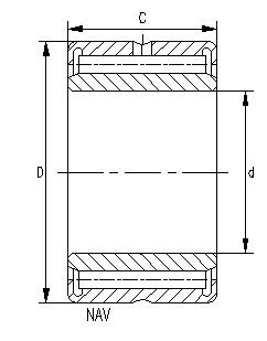 NAV,RNAV系列滿裝滾針軸承 NAV,RNAV系列滿裝滾針軸承